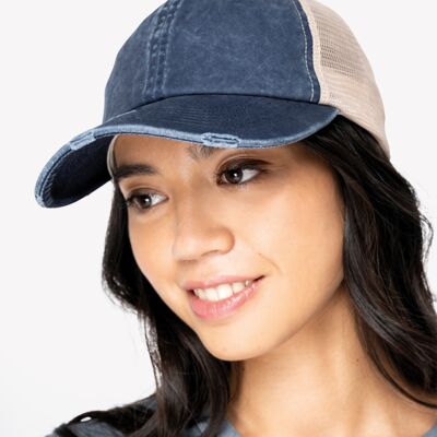 Native Spirit Washed Trucker Destroy Cap Thumbnail