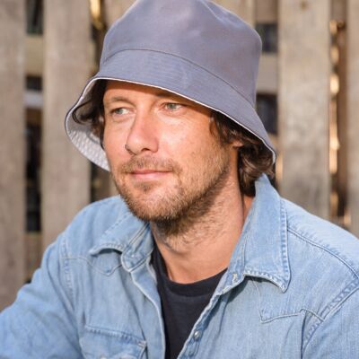 Core recycled reversible bucket hat Thumbnail