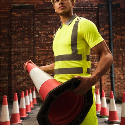 Hi-Vis Pro Contract Polo Shirt (Class 2) Thumbnail