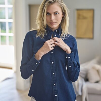 Women’s casual twill shirt (4003) Thumbnail