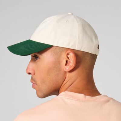 Contrast peak leisure cap Thumbnail