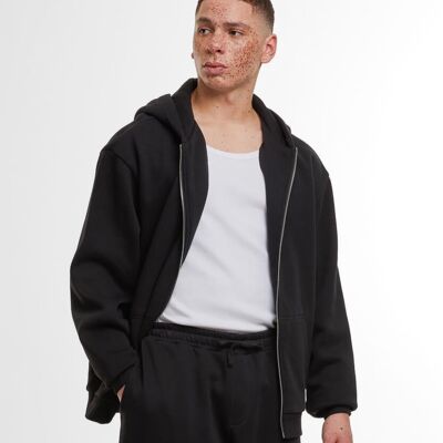Loose-fit zip hoodie Thumbnail