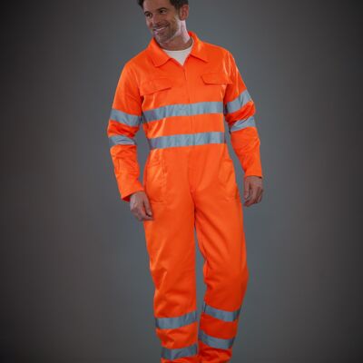 Yoko Hi-Vis Poly/Cotton Coverall Thumbnail